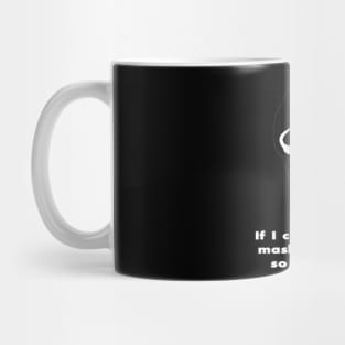 Funny Scream Mask Wearing Mug